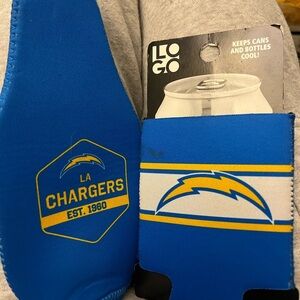 LA Chargers Blue Can Cooler Koozie - Team Logo
